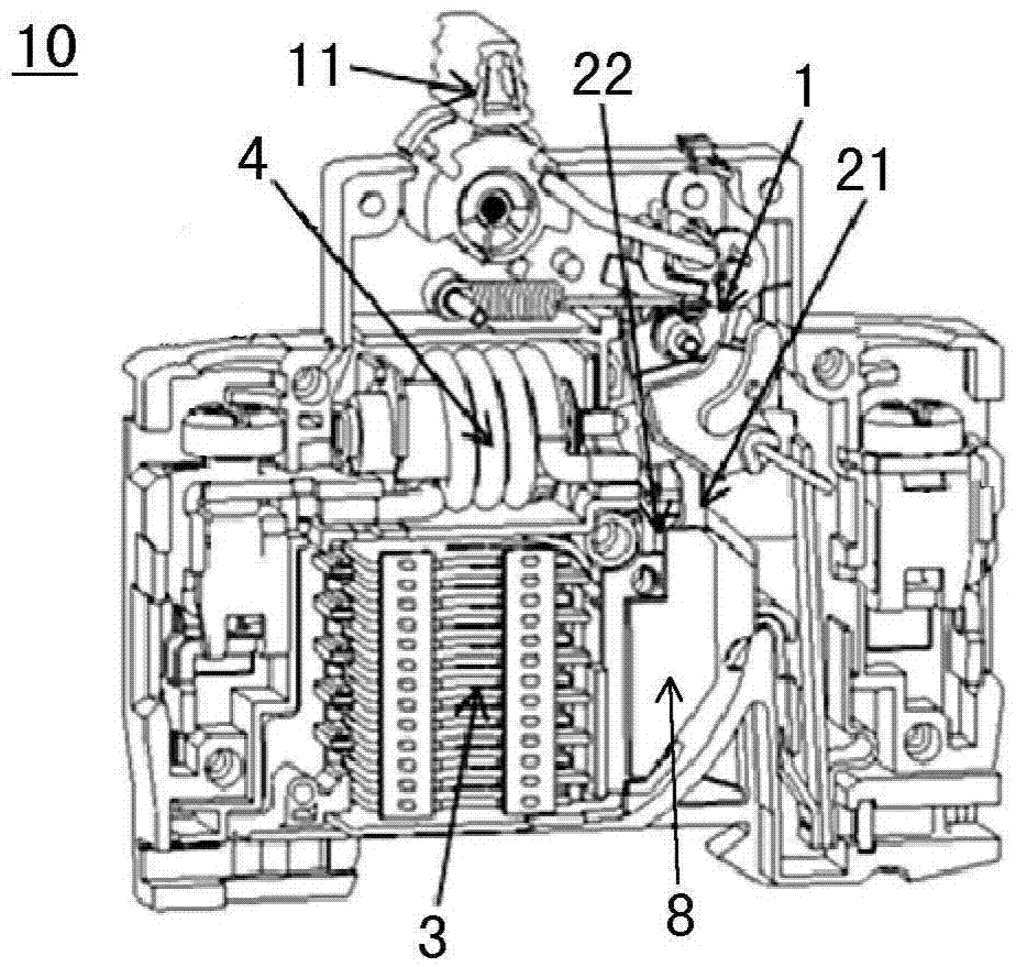 Direct-current cut-off unit and direct-current circuit breaker