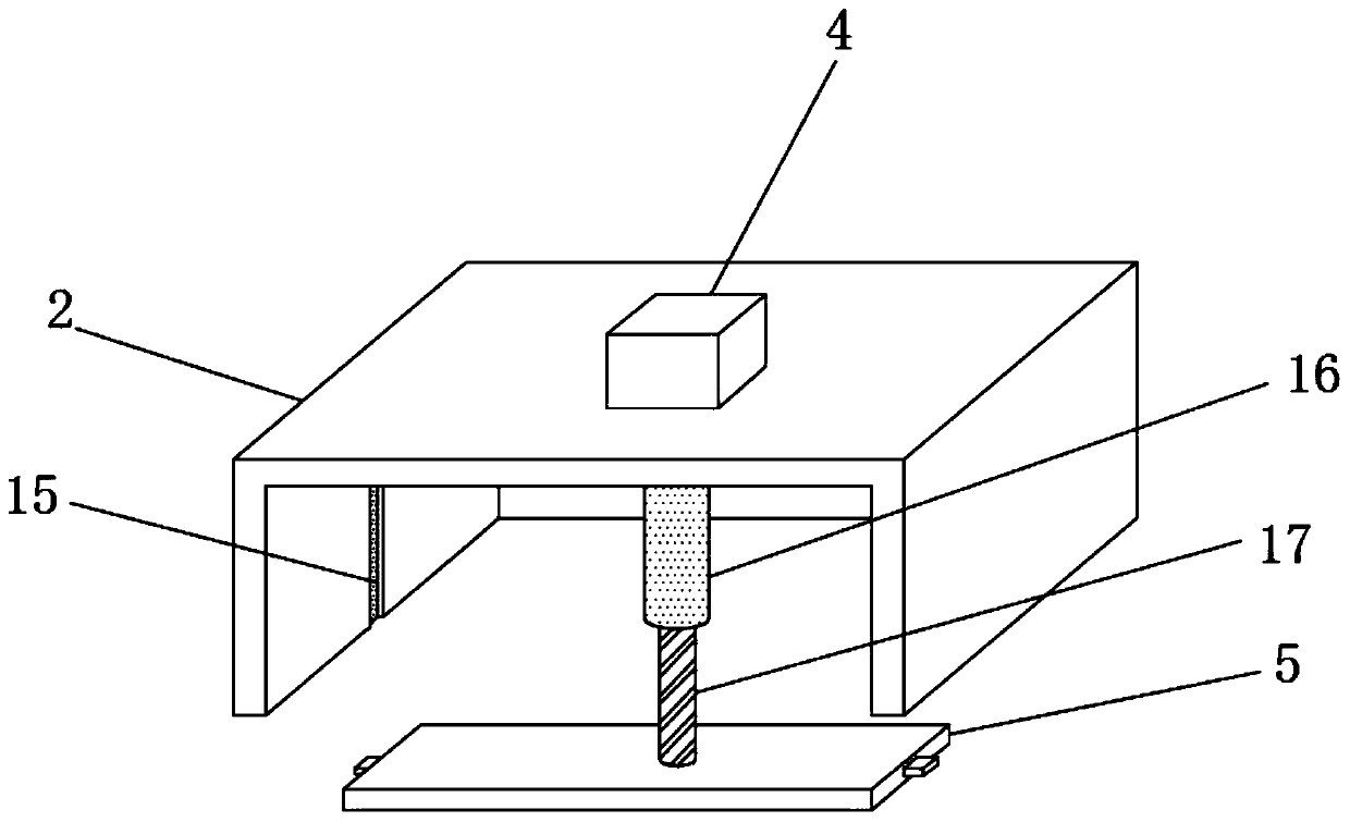 Flattening device for geogrid