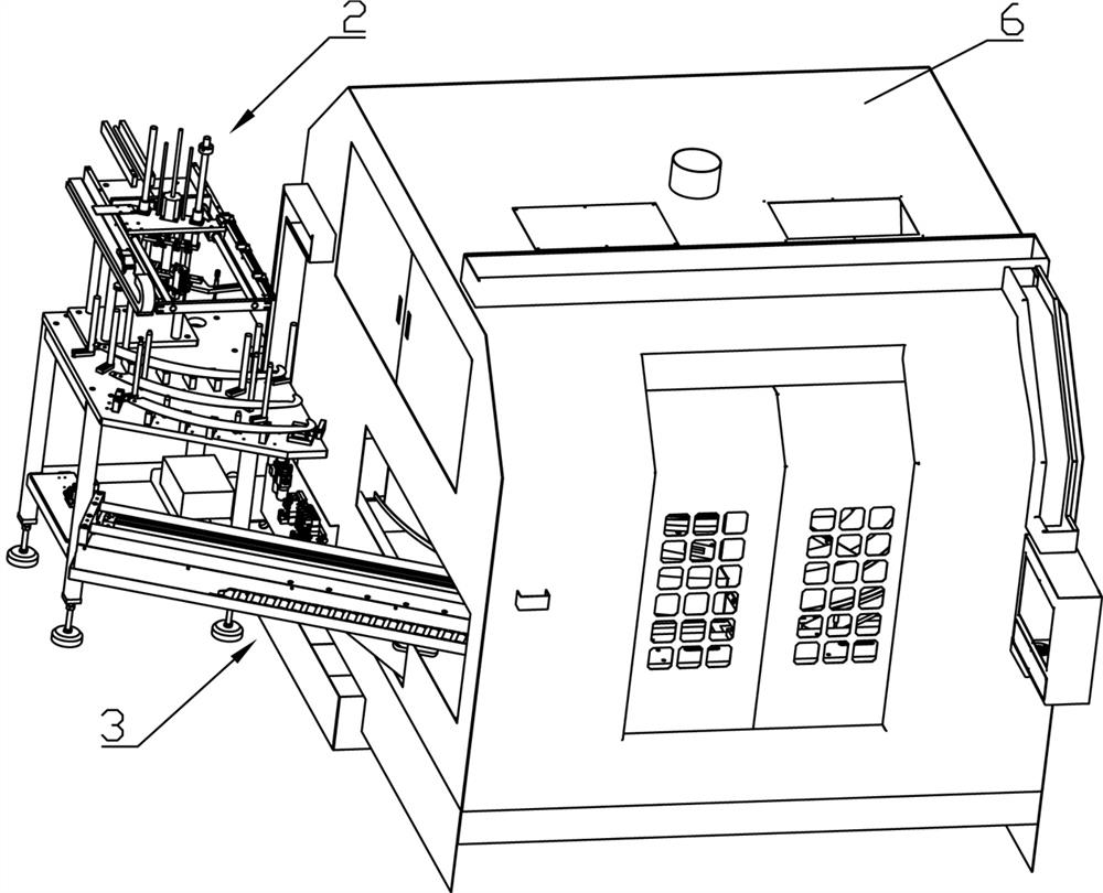 An automatic circular arc saw tooth grinding machine