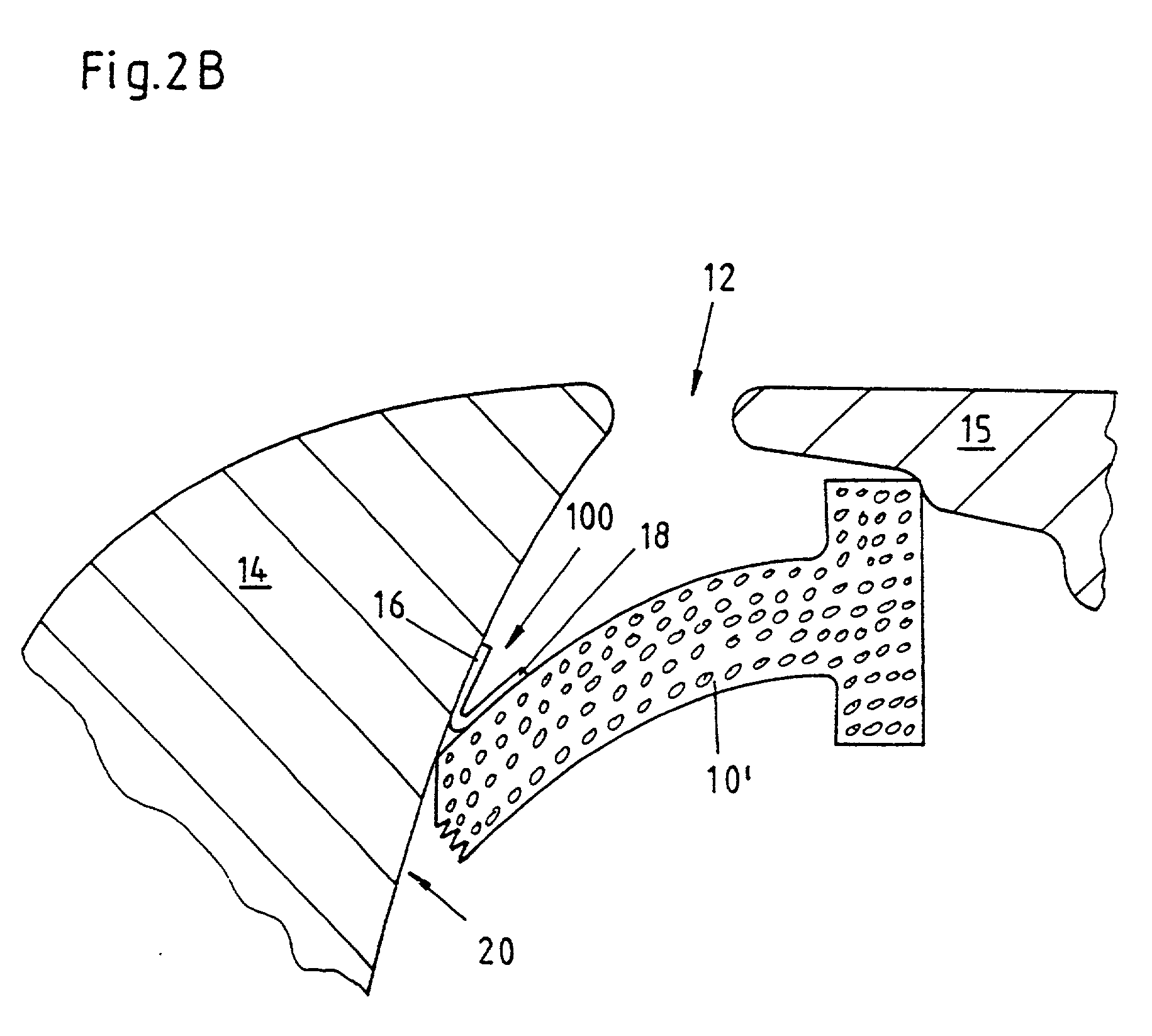 Plastic profile for sealing air gaps between body parts of motor vehicles