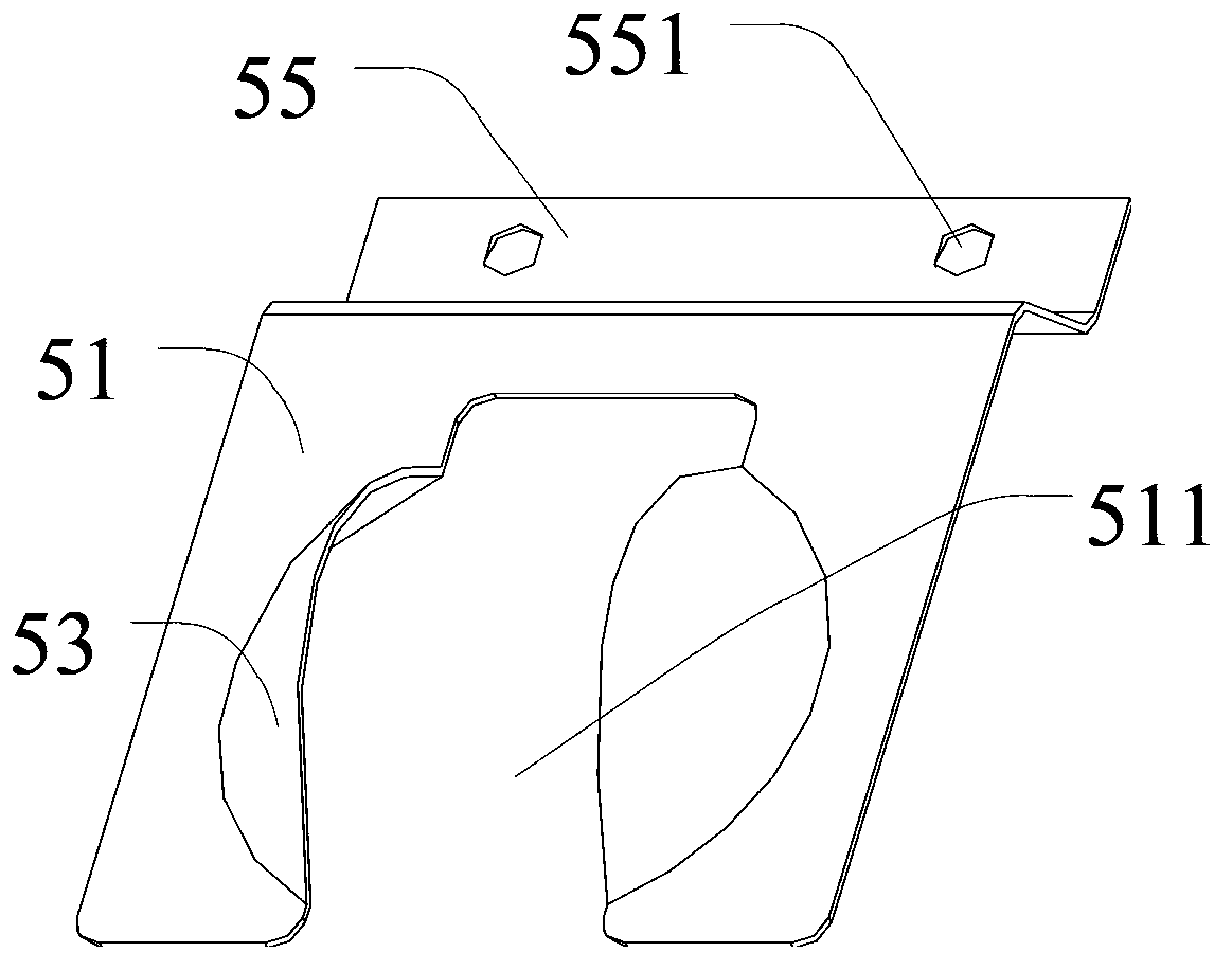 Light source fixing structure and lamp with same