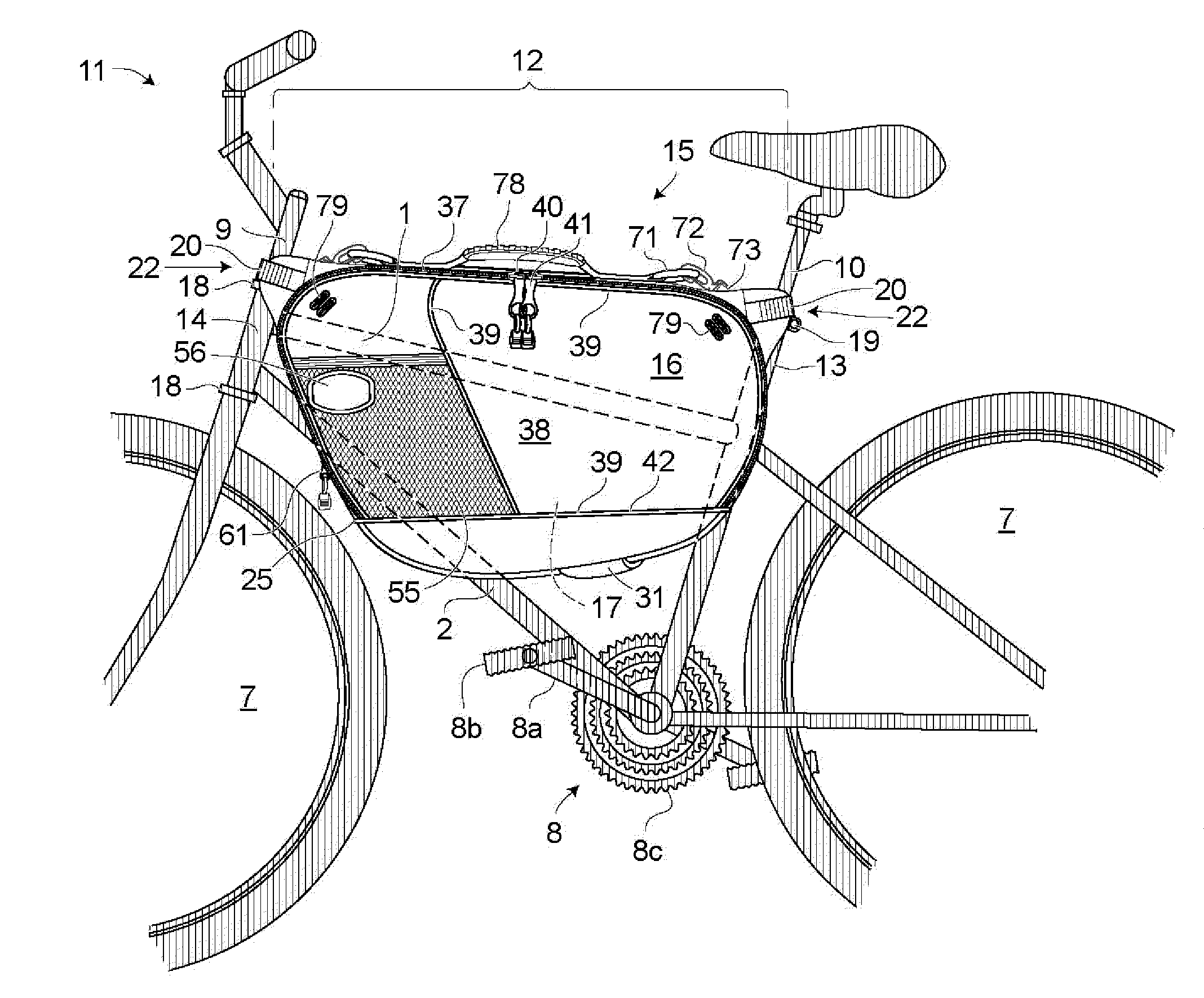 Bicycle article carrier