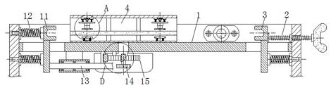 A damping device for glass curtain wall