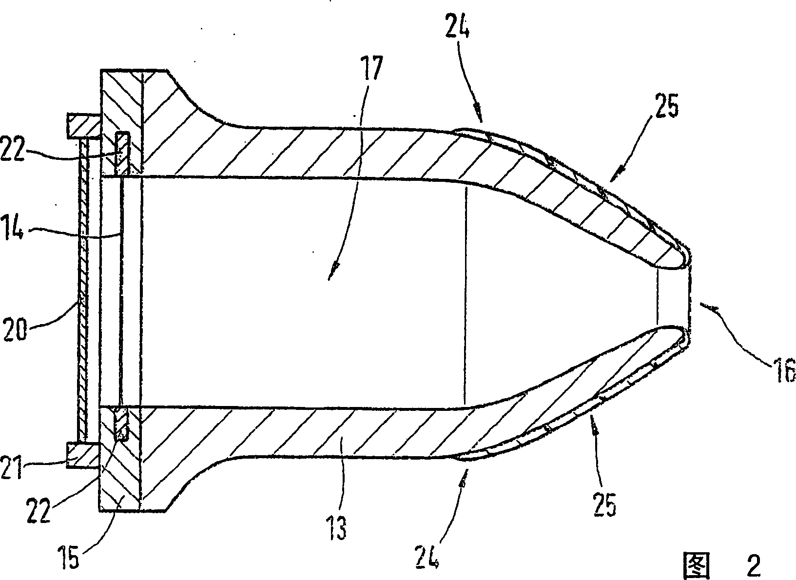 Device for mixing fluid