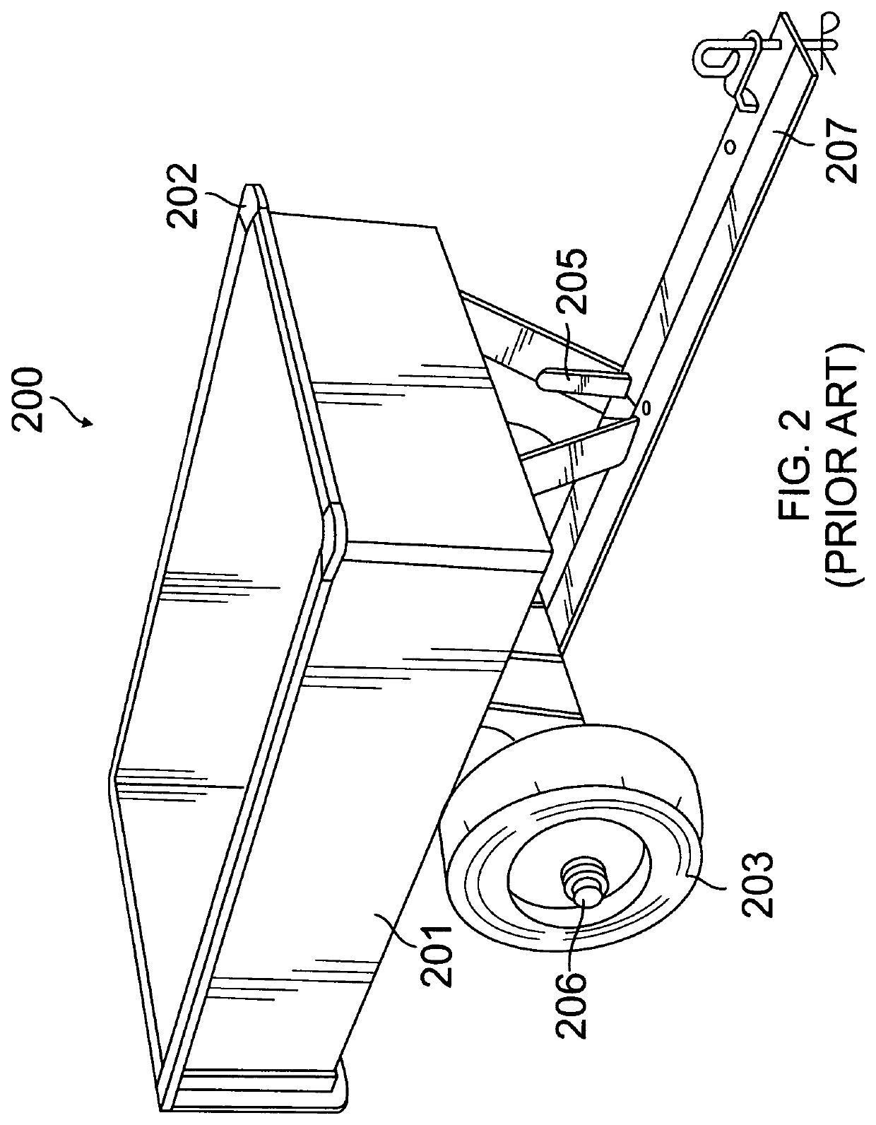 Utility, farm, and garden dump wagon unloading facilitator