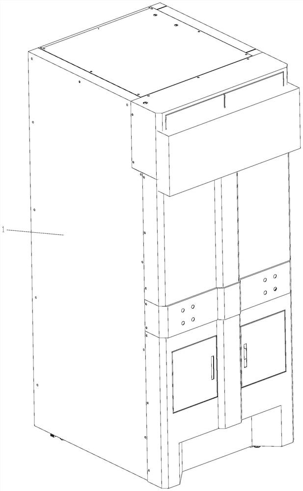 Medicine cabinet for automatically discharging bulk small-package traditional Chinese medicines