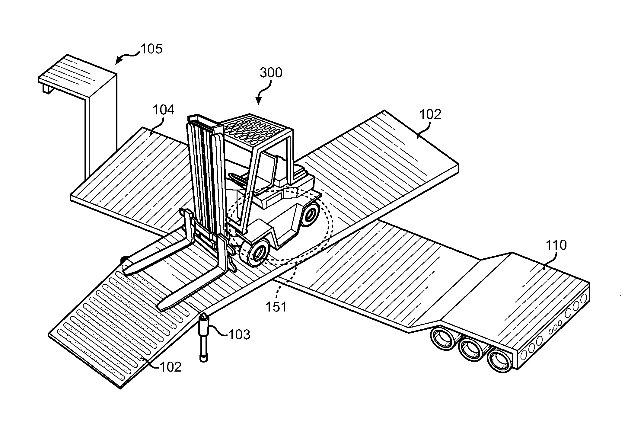 Rotatable Cargo Platform for Trailer Vehicle