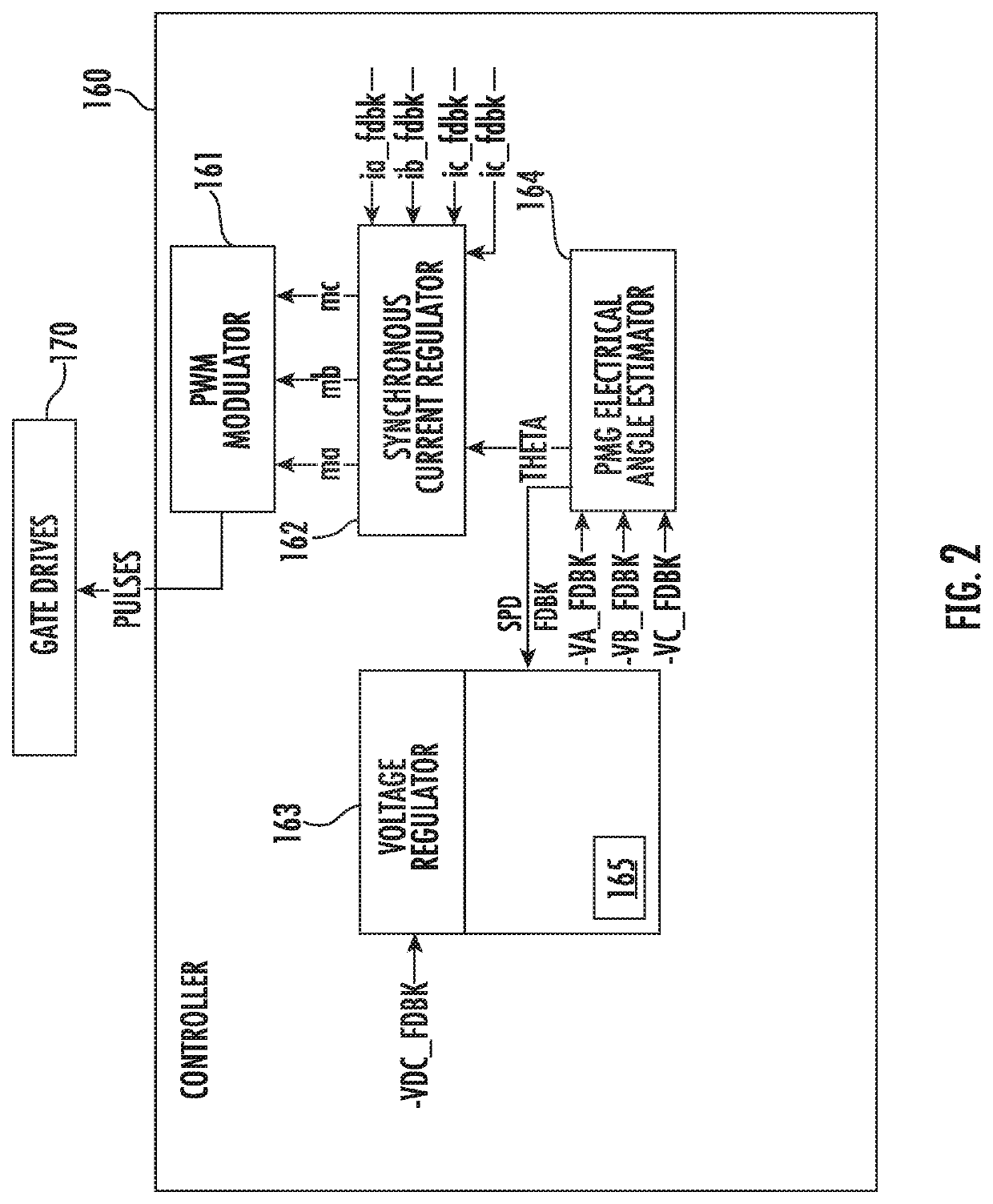 DC power generating system with voltage ripple compensation