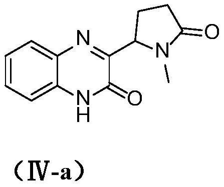 Synthesis method of 3-gamma-lactam/amide alkyl substituted quinoxalinone derivative