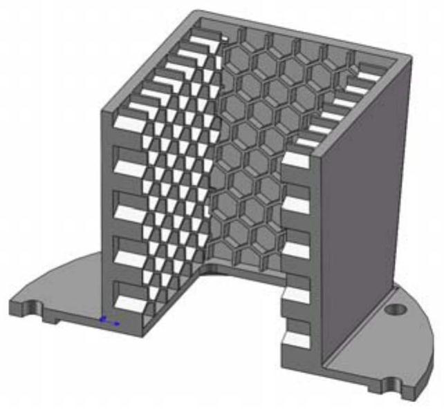 3D printing preparation method of light shield for star sensor with high light absorption capacity