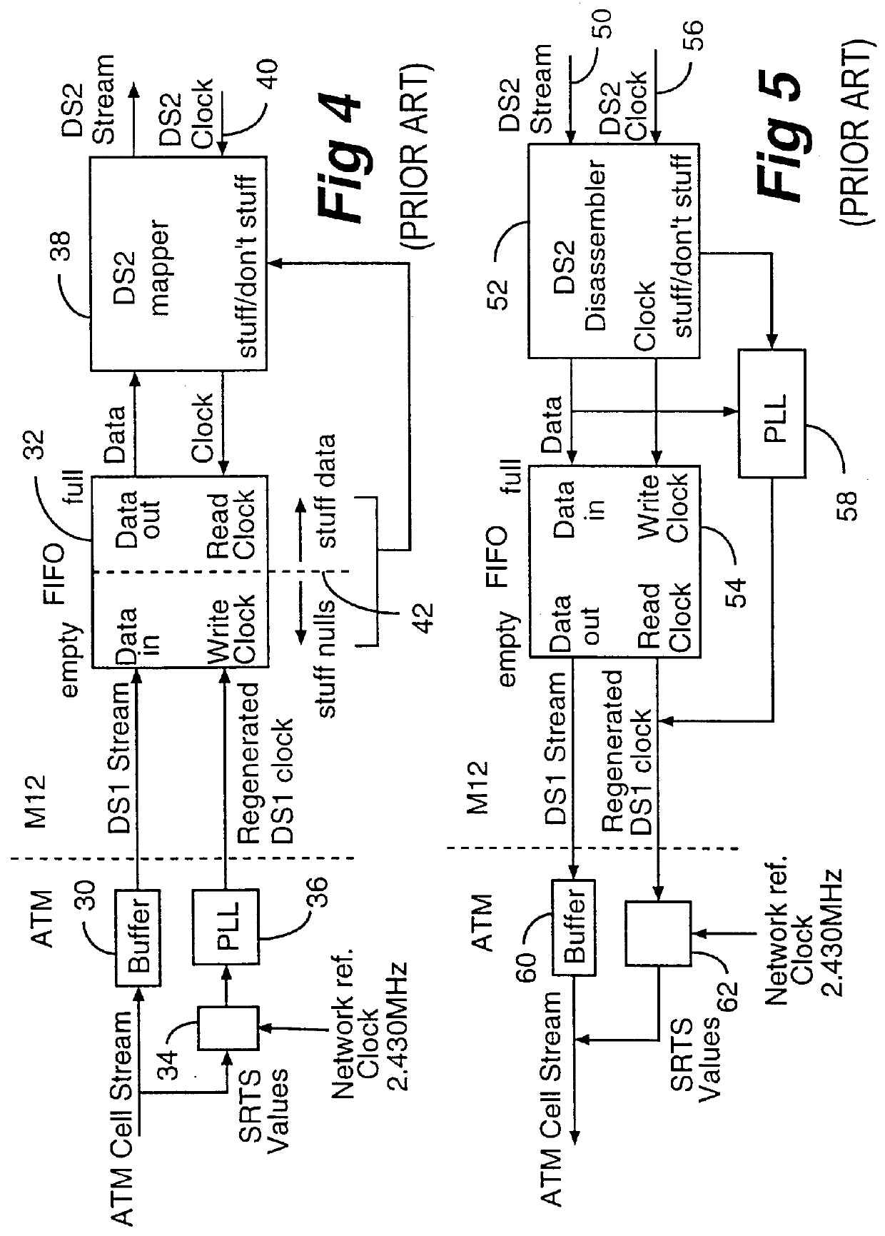 Method of and apparatus for multiplexing and demultiplexing digital signal streams