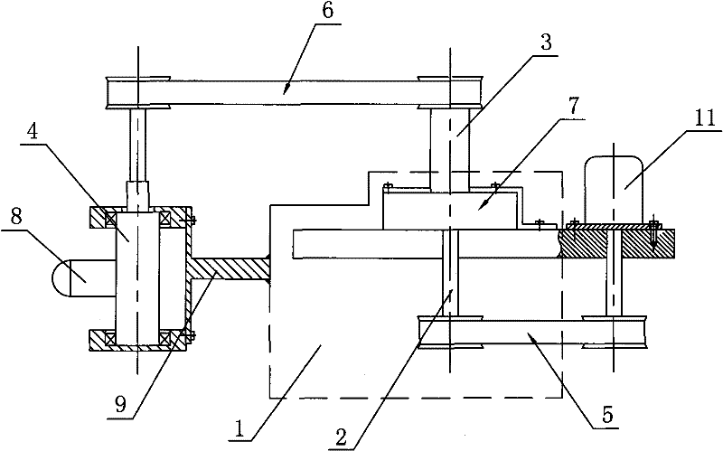 Polishing device of non-spherical surface optical parts