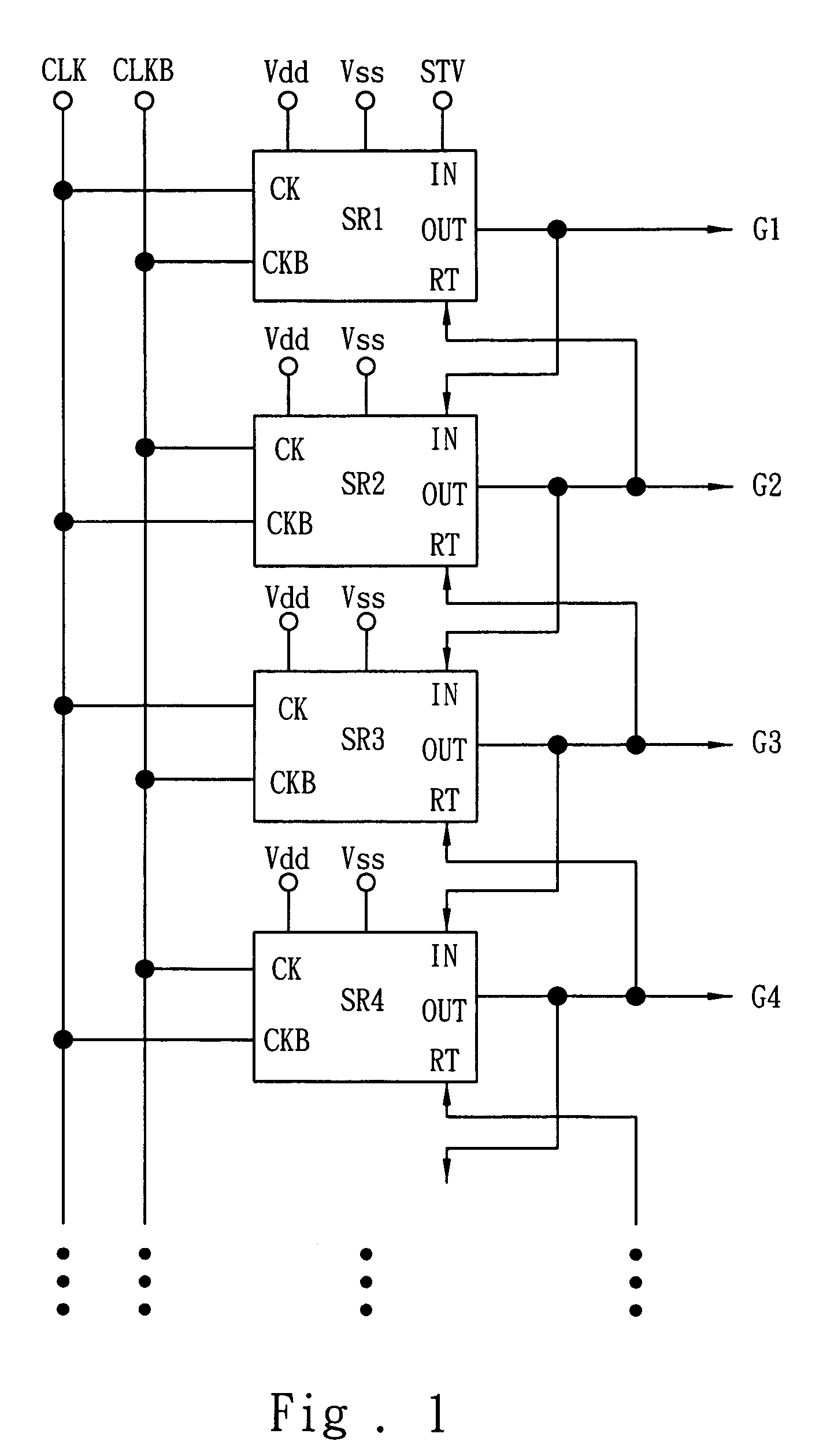 High-stability shift circuit using amorphous silicon thin film transistors