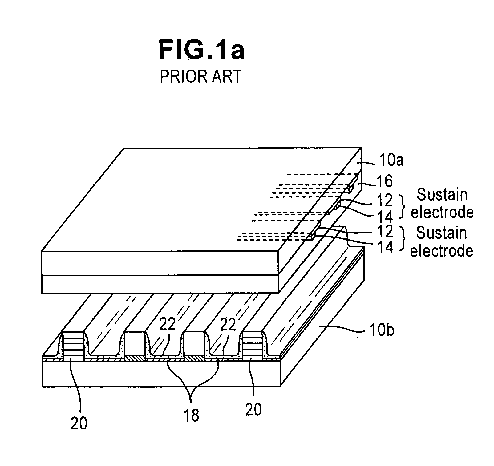 Plasma display panel with improved data structure