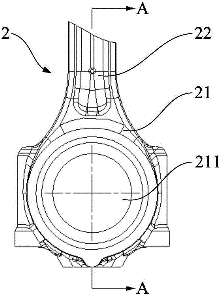 Crankshaft connecting rod component