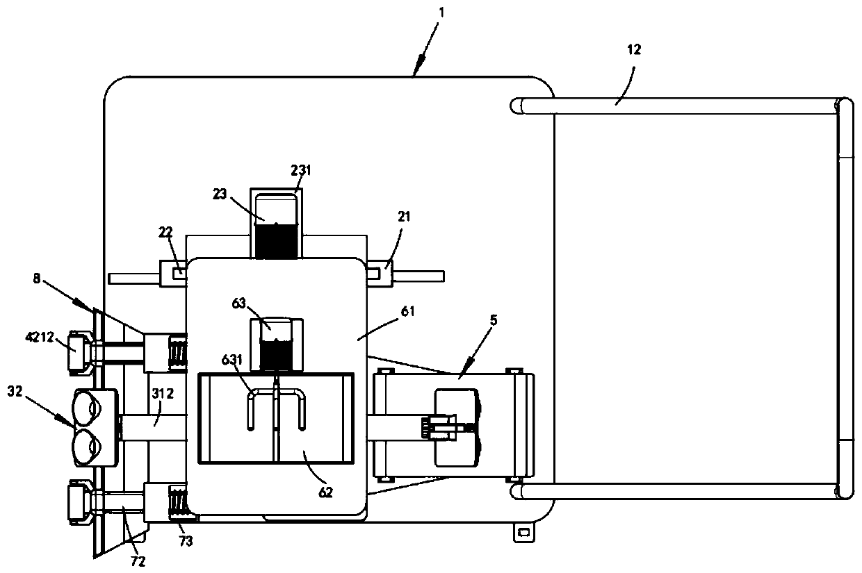 External wall tiling machine