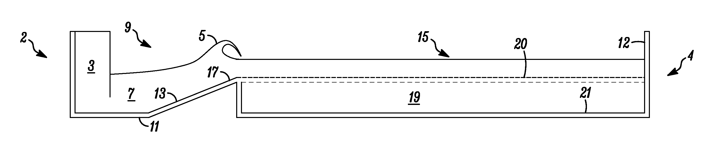 Method and apparatus for dampening waves in a wave pool using padded grate drainage system