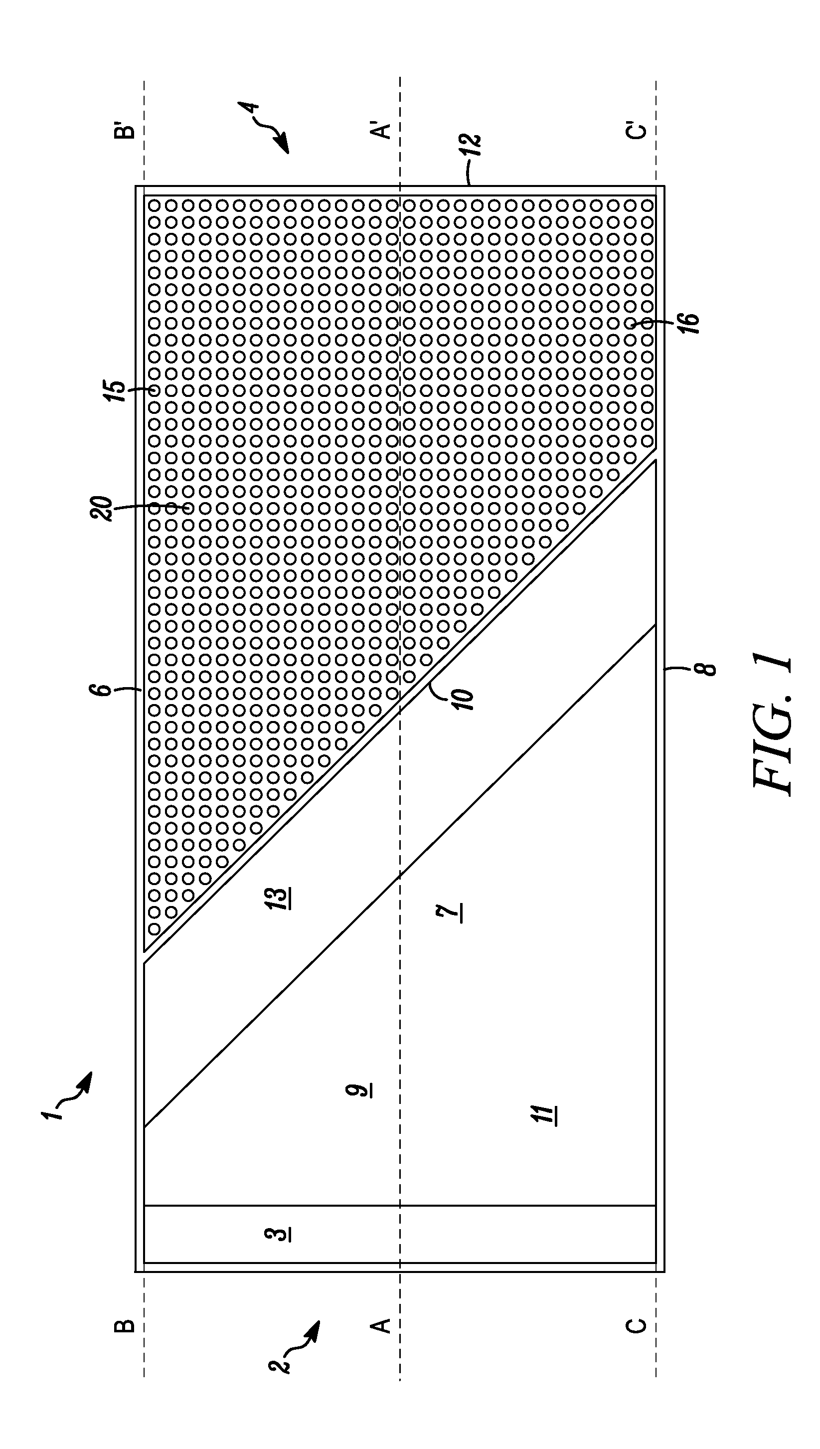 Method and apparatus for dampening waves in a wave pool using padded grate drainage system