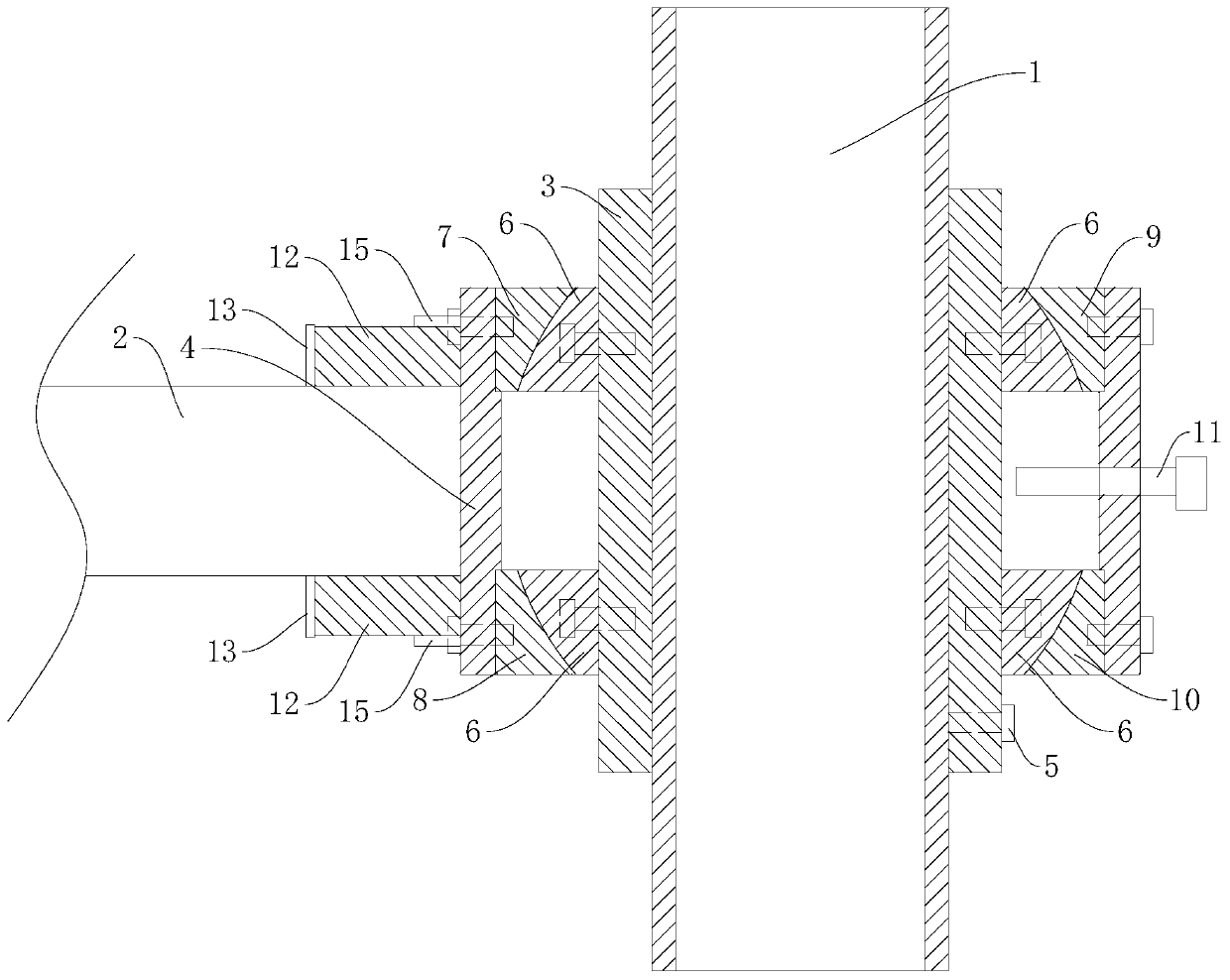 Steel structure node connecting structure for building and connecting method thereof