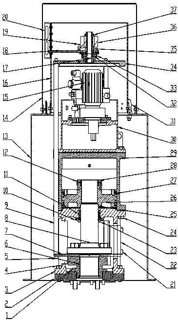 Built-in rotary blade angle hydraulic pressure regulator