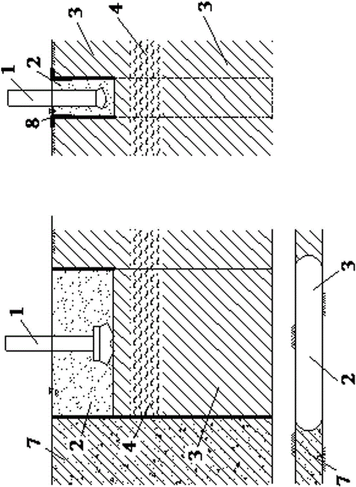 Hole collapse preventive trenching construction method of underground diaphragm wall