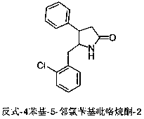 Crystal form of trans-4-phenyl-5-o-chlorobenzylpyrrolidone-2