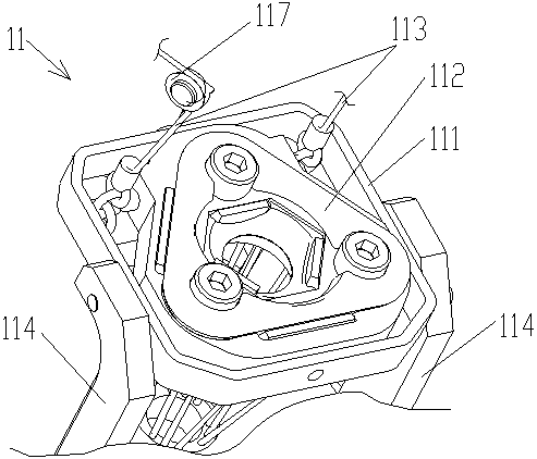 Actuating device, transmission mechanism, instrument structure and robot