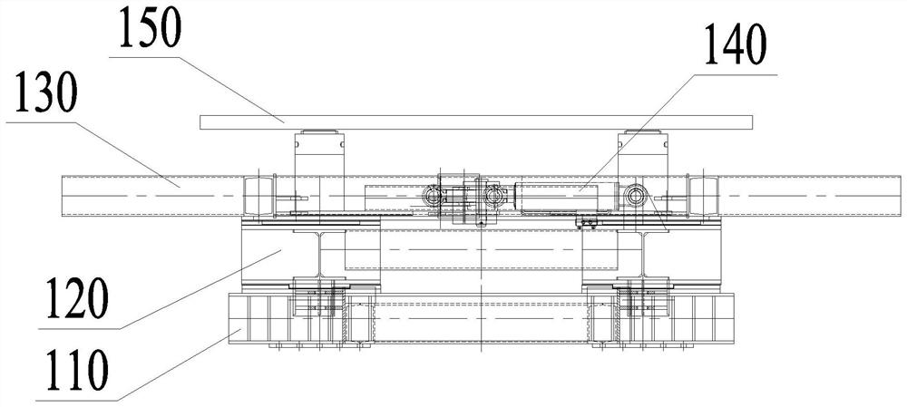 Concrete cavity multifunctional construction platform and its construction method