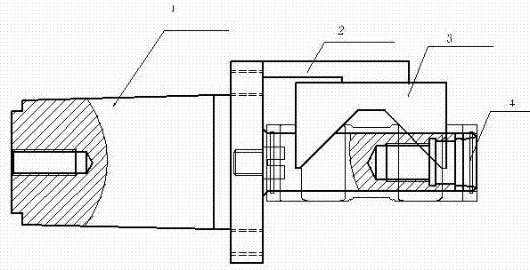 Clamp and process for machining welding yoke of automobile