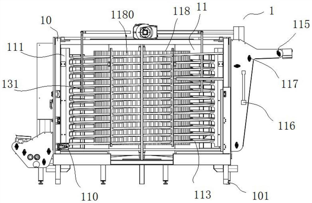 Double-helix drying equipment and drying method