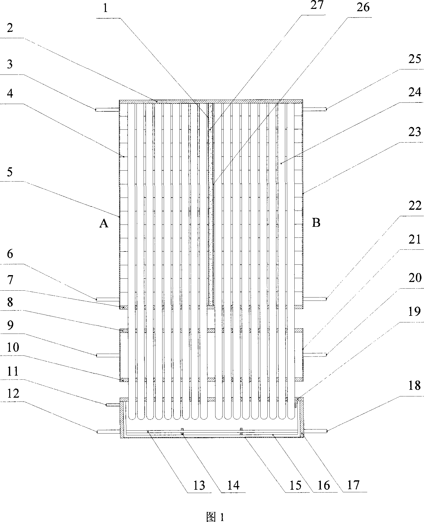 Solid body adsorb unit pipe and combined adsorb refrigerating device thereof