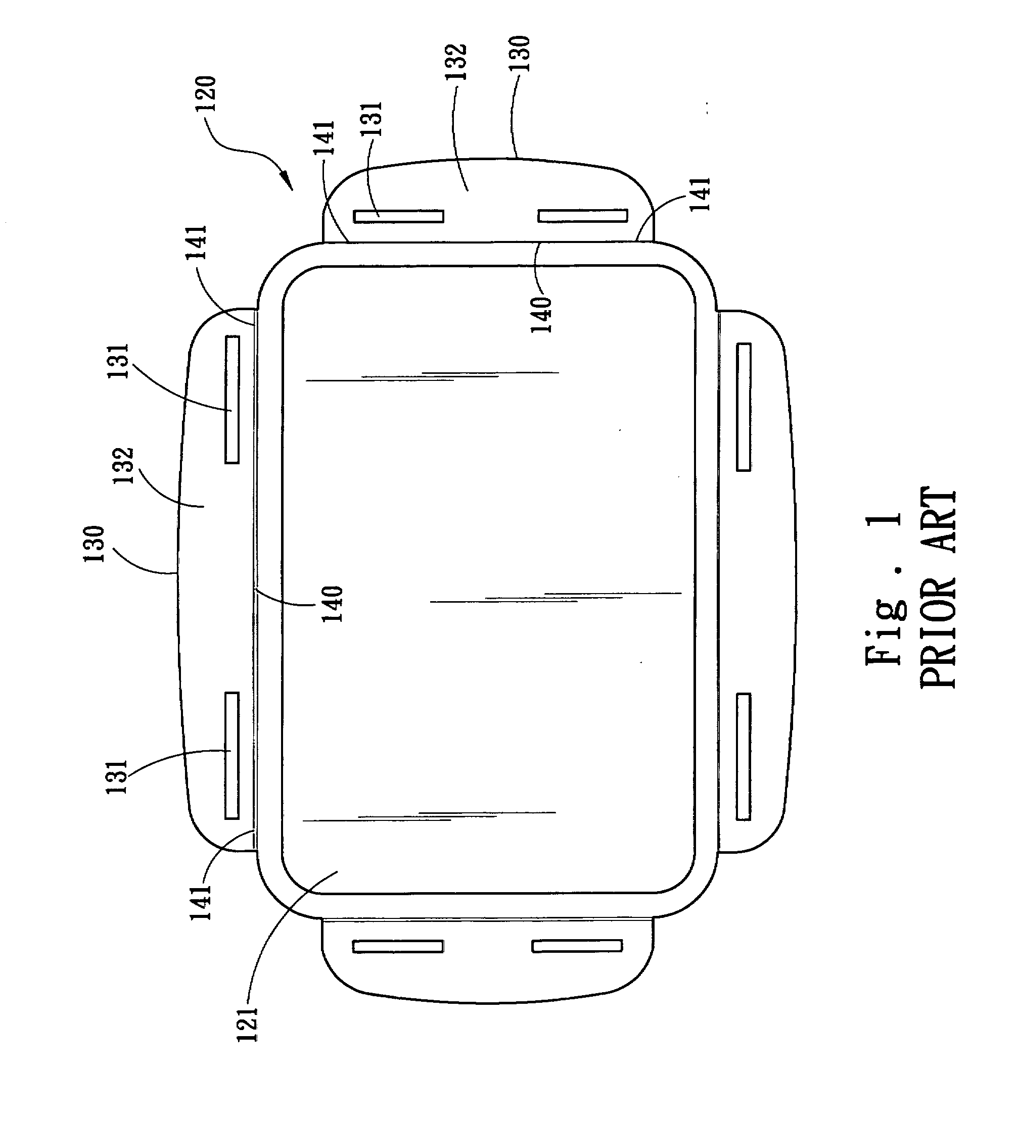 Fastening structure and seal box with the fastening structure