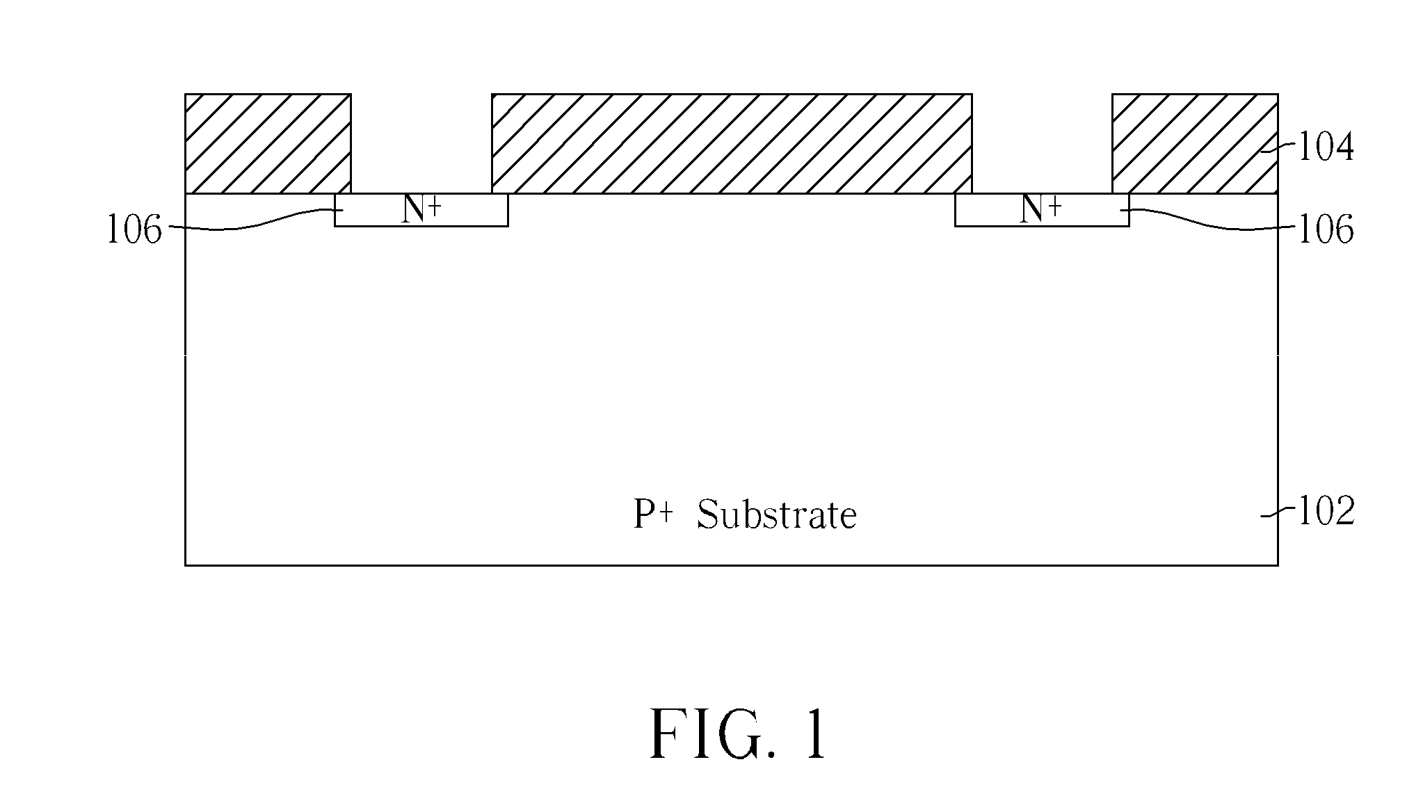 Integrated structure of IGBT and diode and method of forming the same