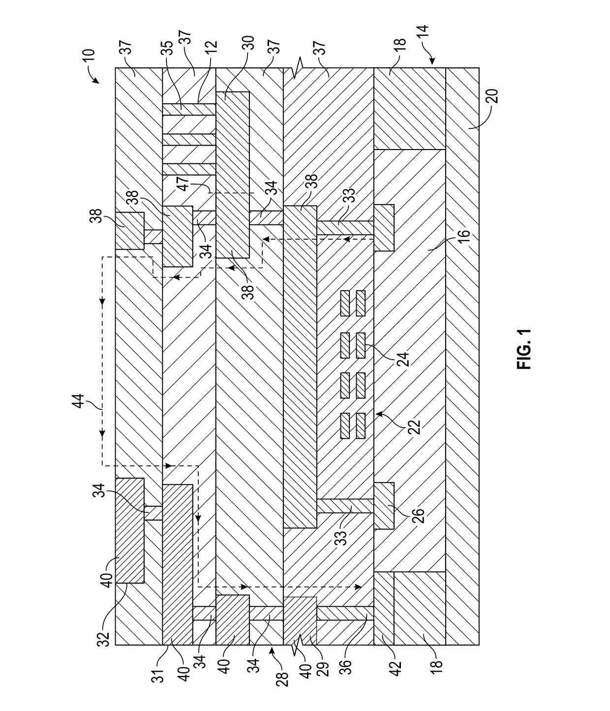 Integrated circuits including a dummy metal feature and methods of forming the same
