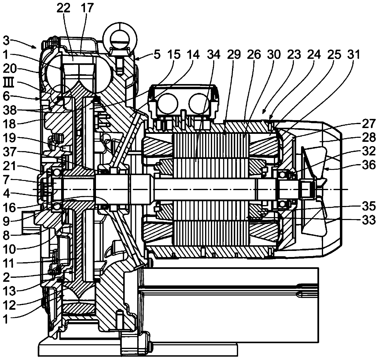 Side channel compressor having a seal assembly