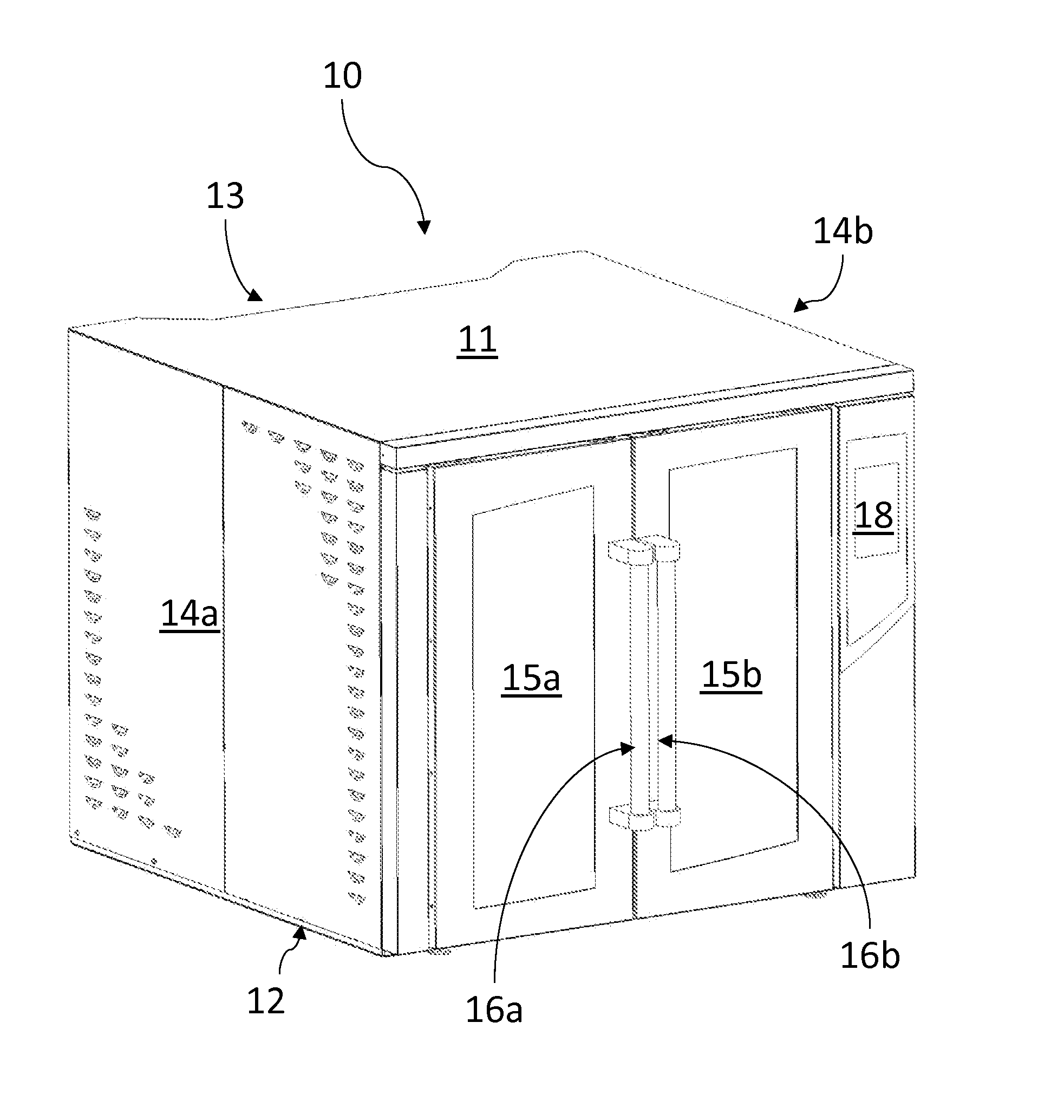 Convection oven having removable air plenums