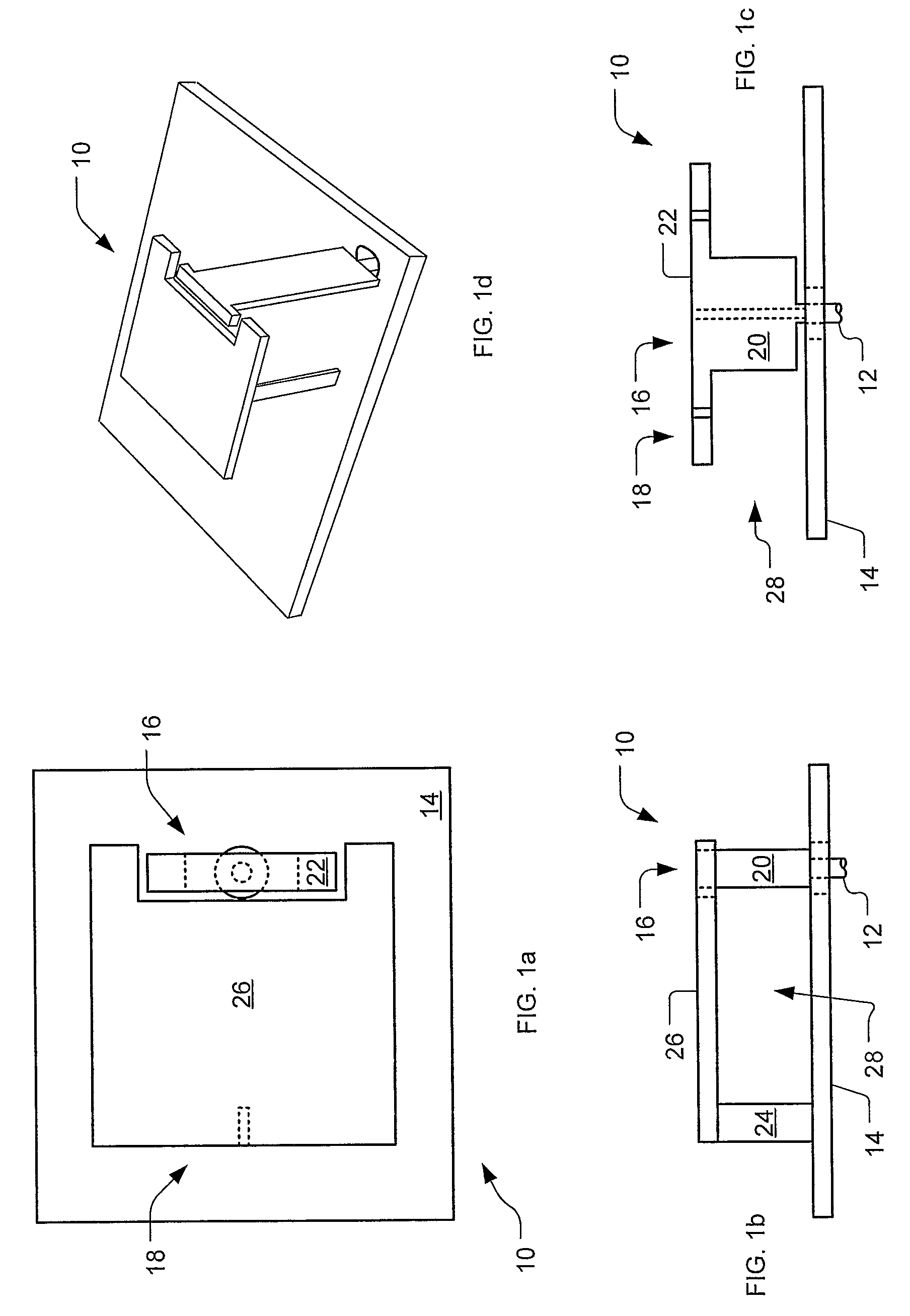 Multi-band or wide-band antenna including driven and parasitic top-loading elements