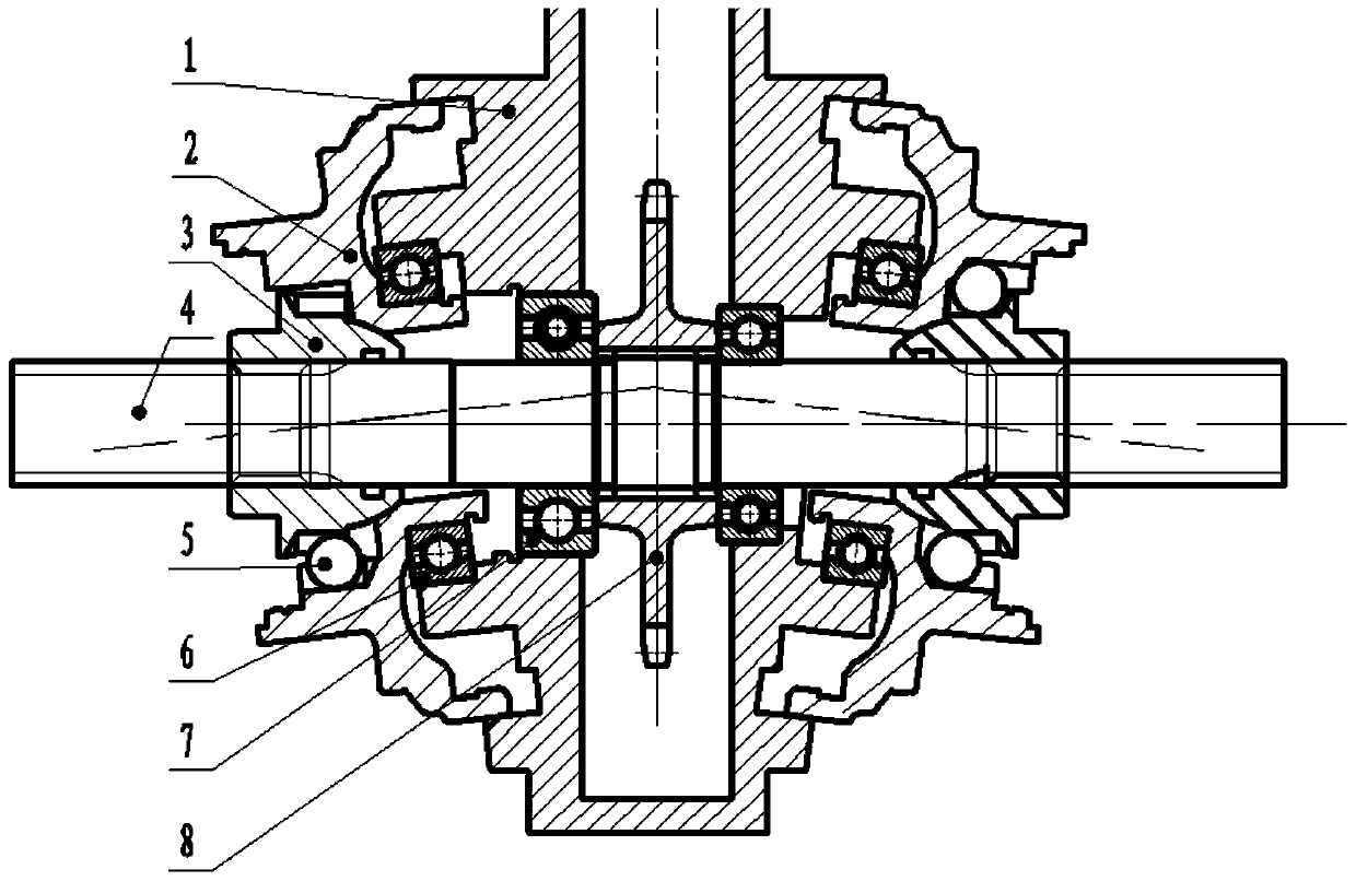 Gearbox transmission structure