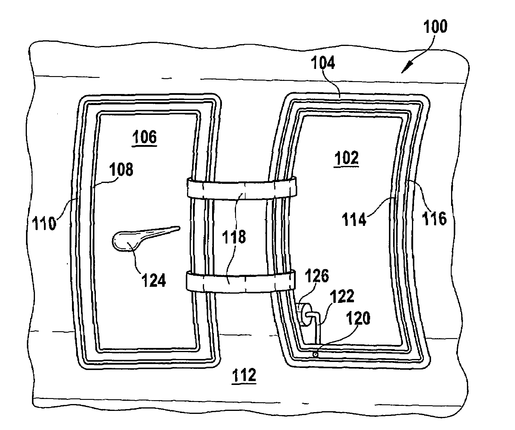 Door arrangement and aircraft