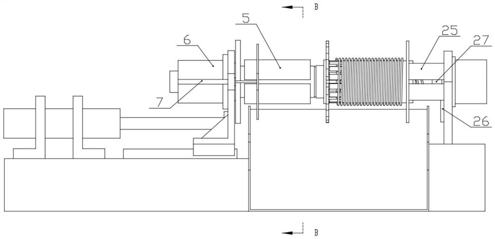 Winding head mechanism for intelligently manufacturing fiber textile