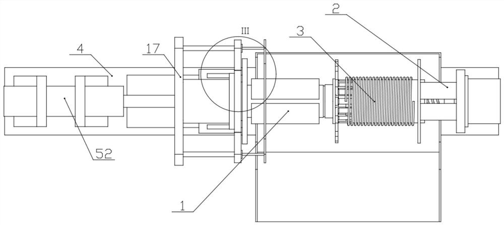 Winding head mechanism for intelligently manufacturing fiber textile