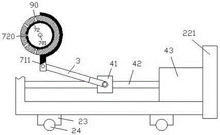 Mobile air conditioner condensate discharge device