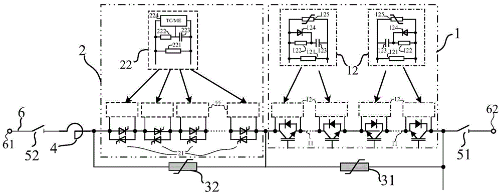 A hybrid all-solid-state HVDC circuit breaker topology