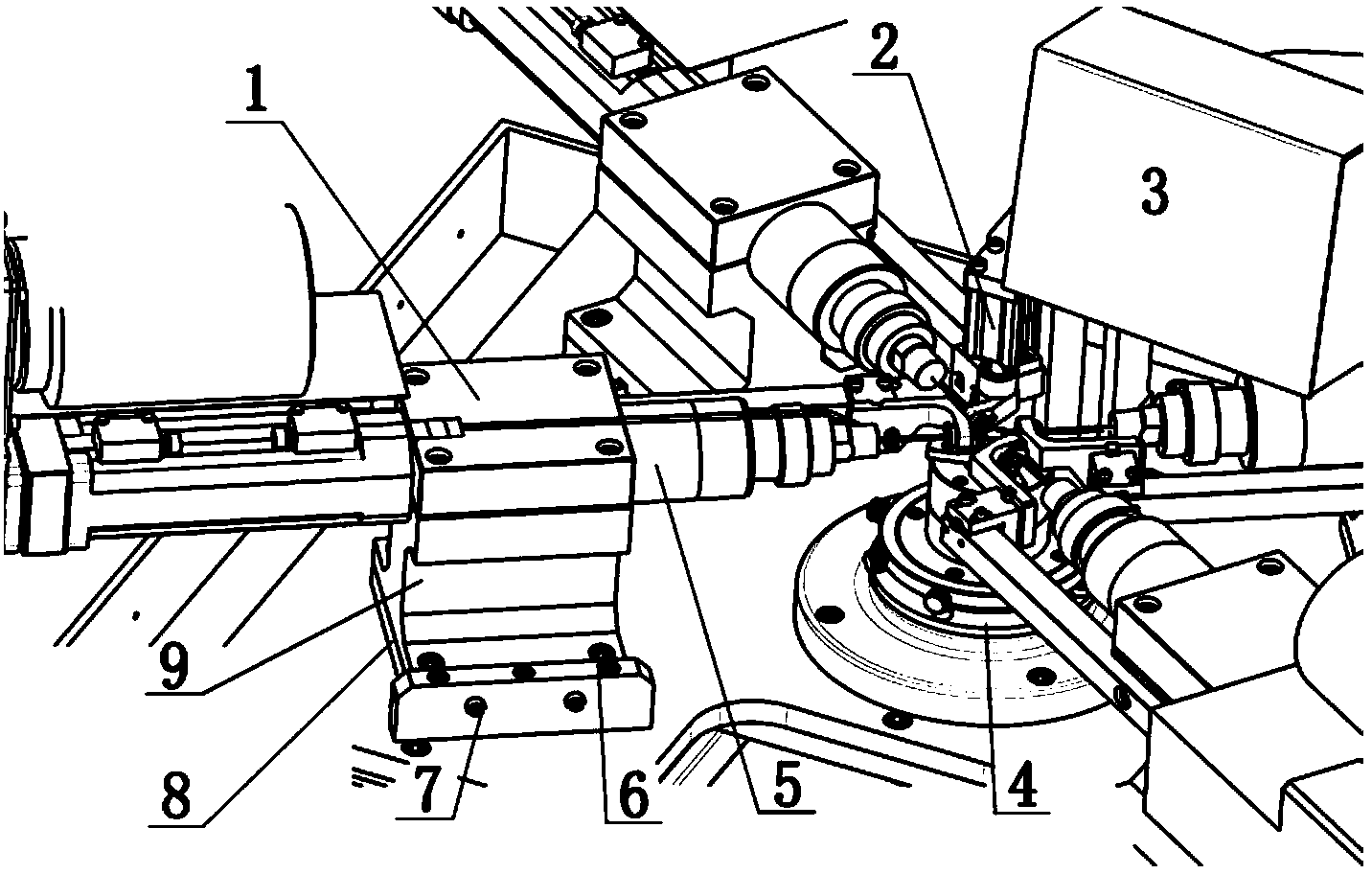 Multi-shaft precision drilling machine tool