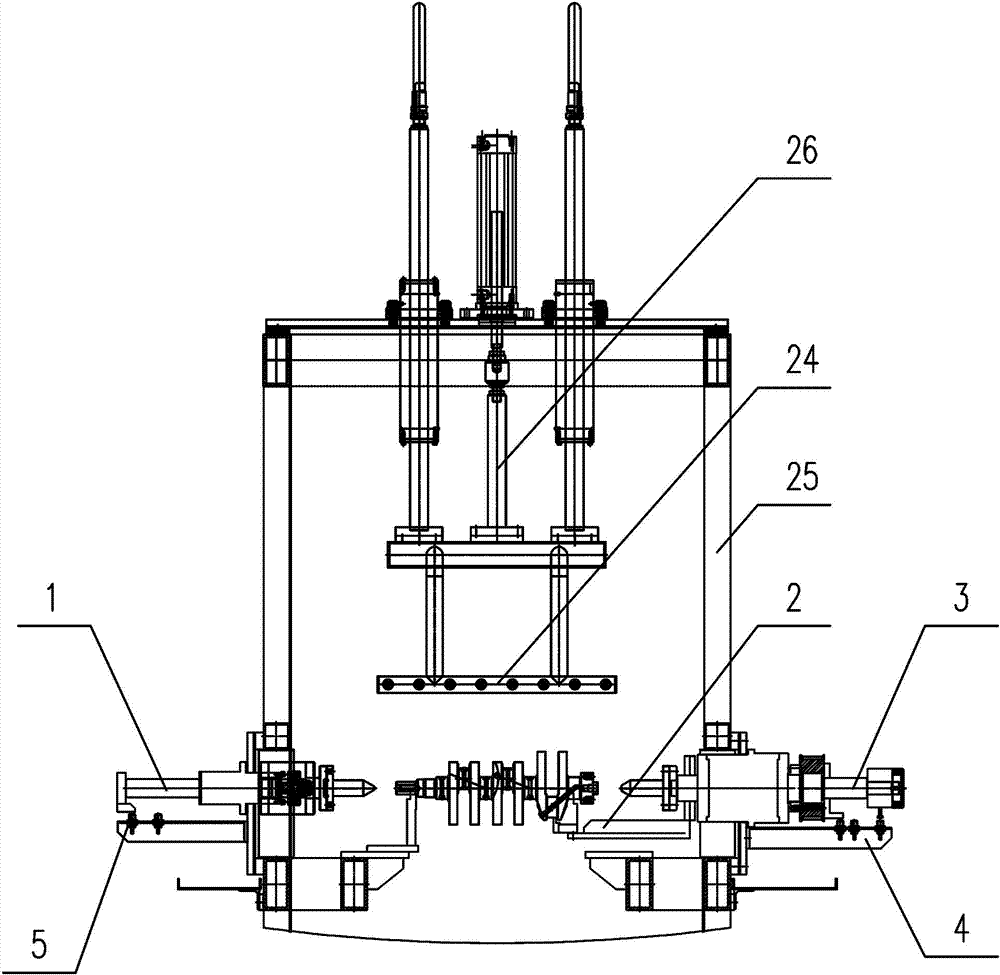 Rotary clamping and cleaning device