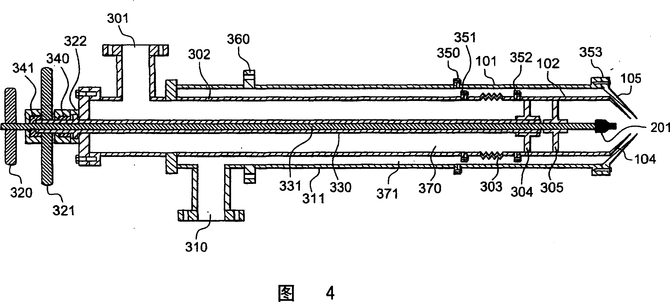 Mixer nozzle and method for mixing two or more fluids and process for manufacturing isocyanates