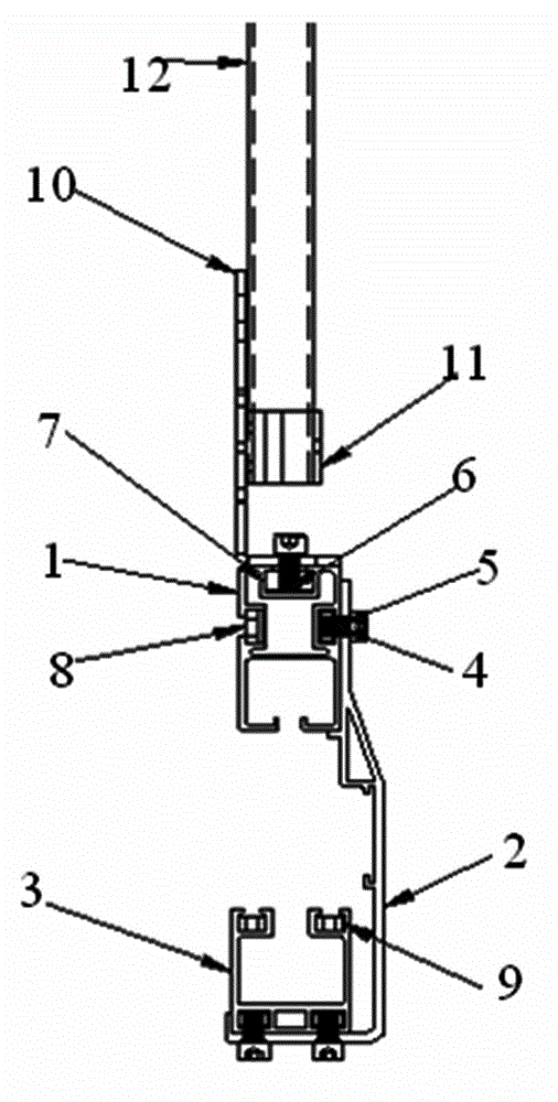 Intelligent hanging and conveying device rail system