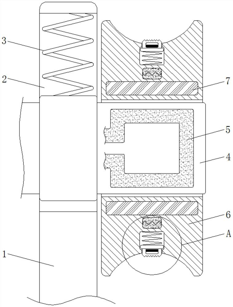 A self-generating electromagnetic anti-skid cable meter counting device