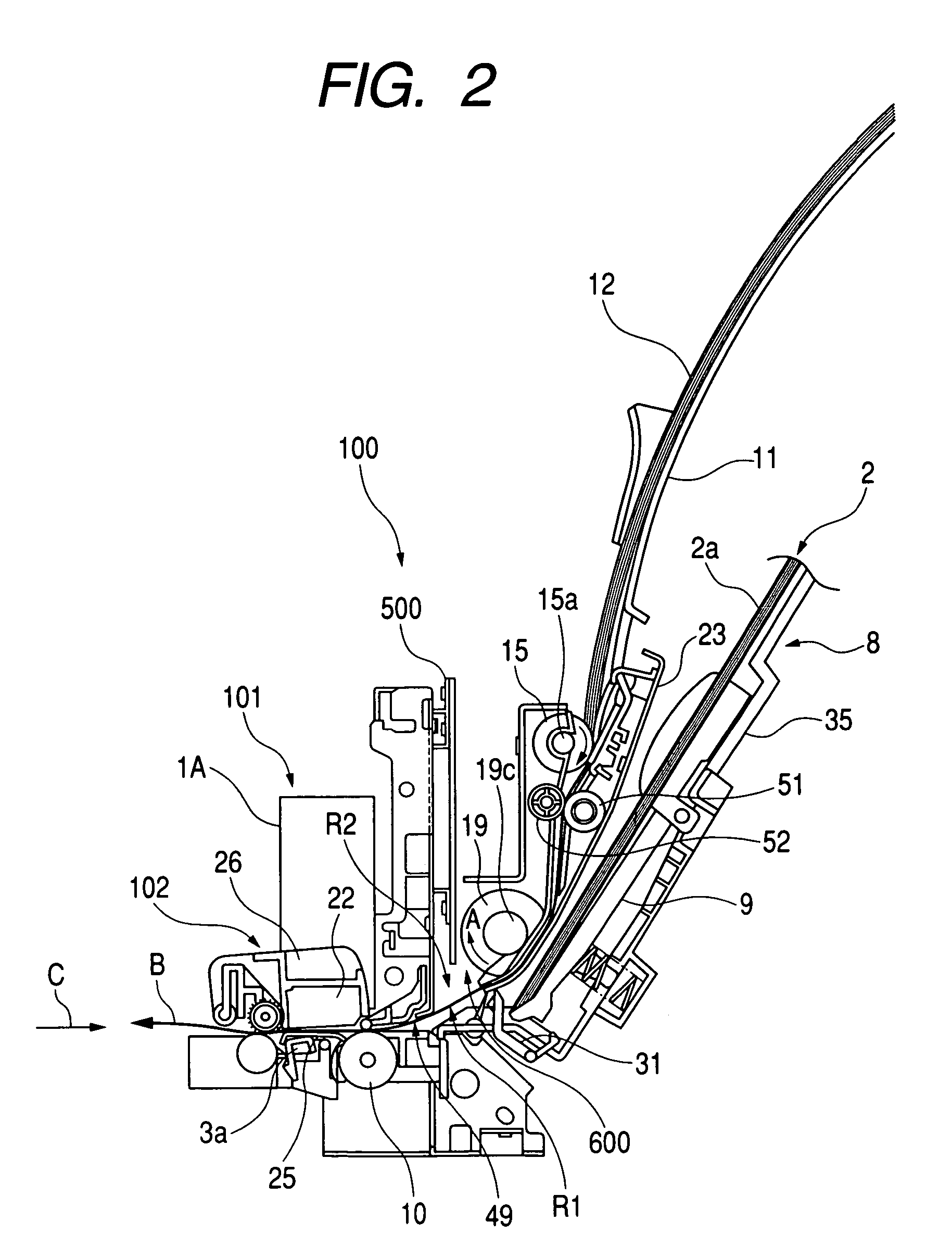 Sheet feeding apparatus and image reading and recording apparatus provided with the same