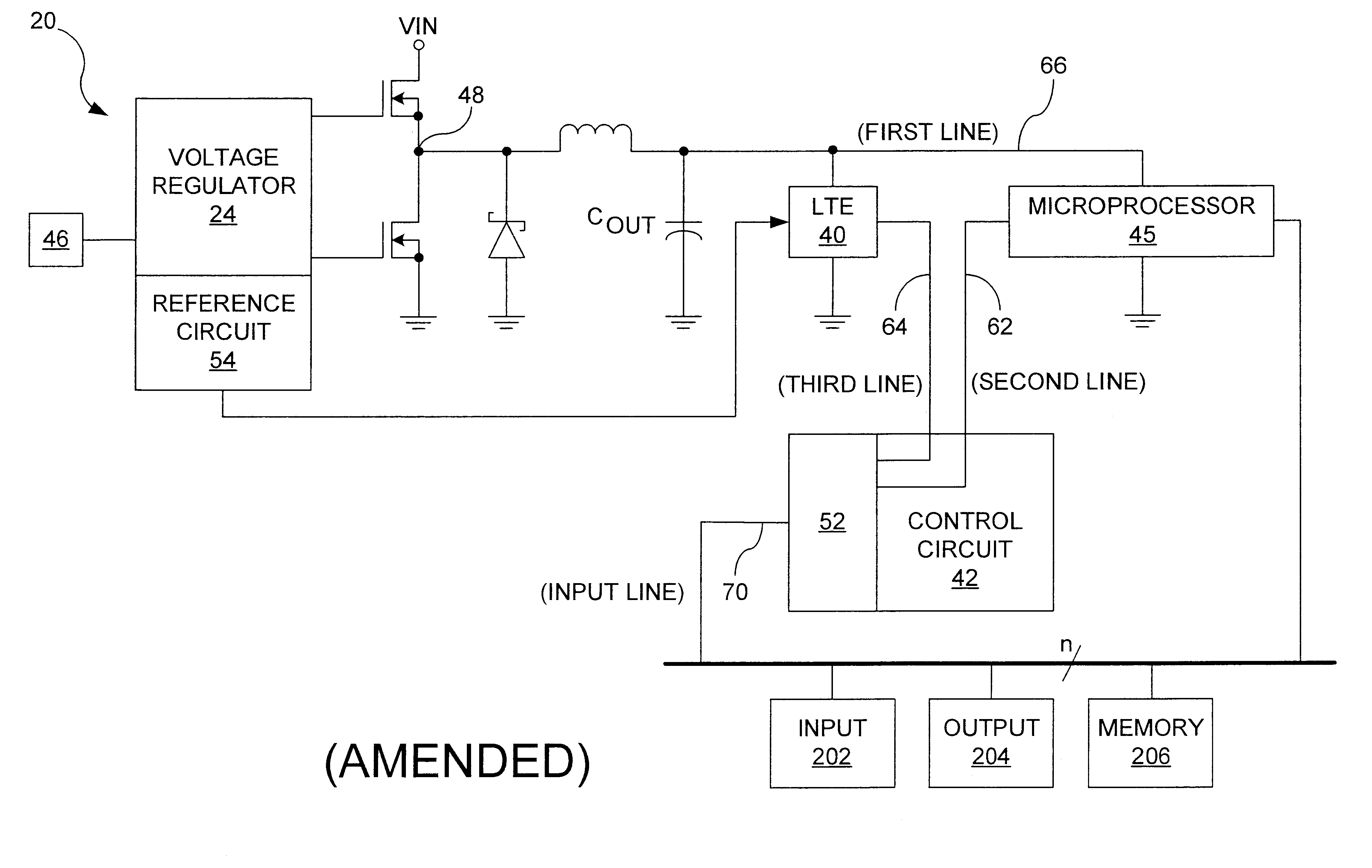 Programmable load transient compensator for reducing the transient response time to a load capable of operating at multiple power consumption levels